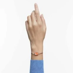 Swarovski Orbita Bracelet Octagon Cut, Multicolored, Rhodium Plated