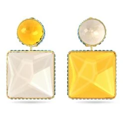 Swarovski Orbita Clip Earrings Asymmetrical Design, Square Cut, Multicolored, Gold-tone Plated 9 Swarovski Orbita Clip Earrings Asymmetrical Design, Square Cut, Multicolored, Gold-tone Plated -Jewelry Store orbita clip earrings asymmetrical design square cut multicolored gold tone plated swarovski 5600522 1