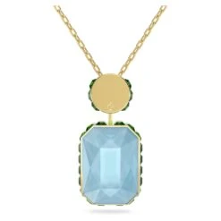 Swarovski Orbita Necklace Octagon Cut, Multicolored, Gold-tone Plated -Jewelry Store orbita necklace octagon cut multicolored gold tone plated swarovski 5640256 3