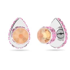 Swarovski Orbita Stud Earrings Drop Cut, Multicolored, Rhodium Plated -Jewelry Store orbita stud earrings drop cut multicolored rhodium plated swarovski 5641407 3