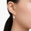 Swarovski Originally Drop Earrings White, Rose Gold-tone Plated -Jewelry Store originally drop earrings white rose gold tone plated swarovski 5669524