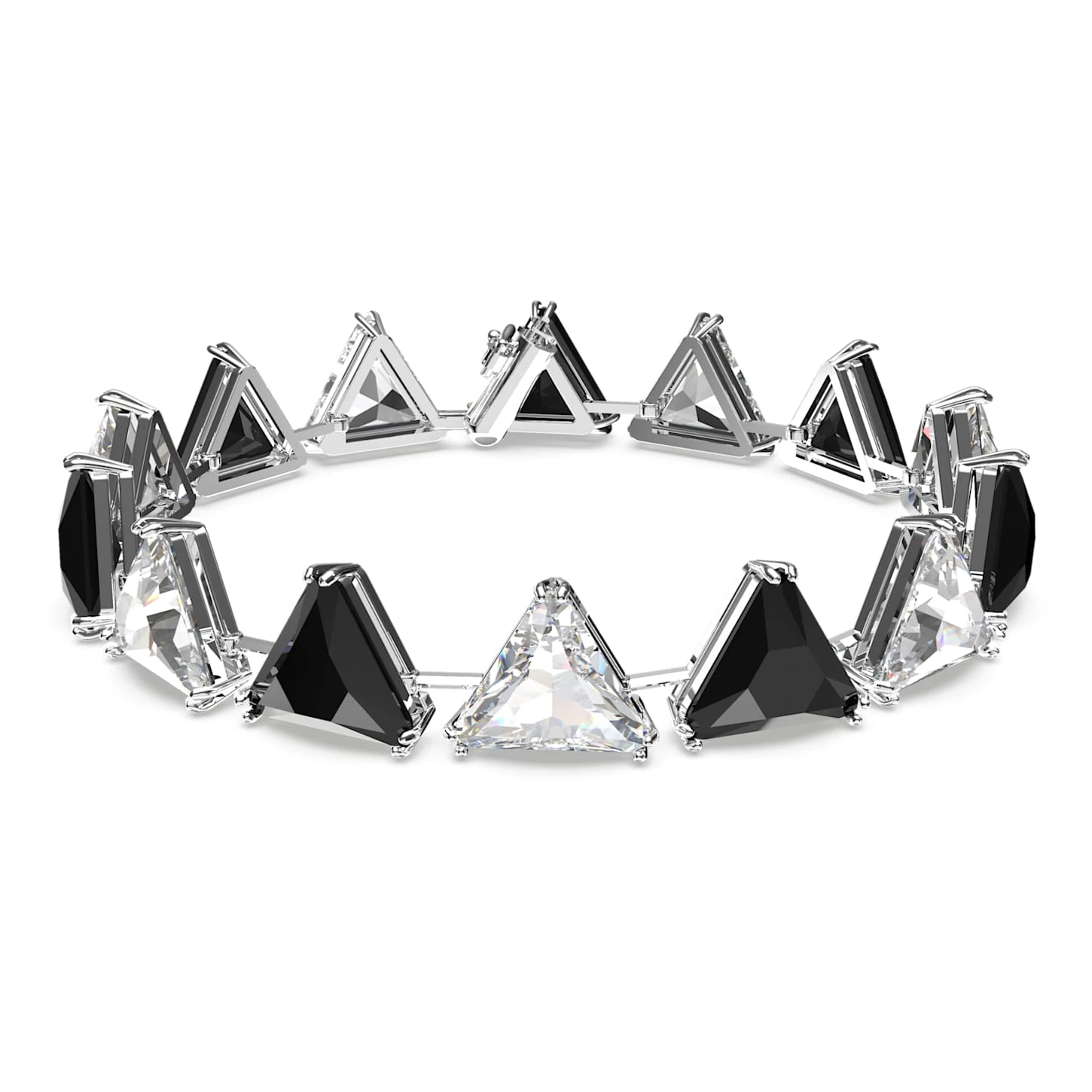 Swarovski Ortyx Bracelet Triangle Cut, Black, Rhodium Plated 4 Swarovski Ortyx Bracelet Triangle Cut, Black, Rhodium Plated - Image 2