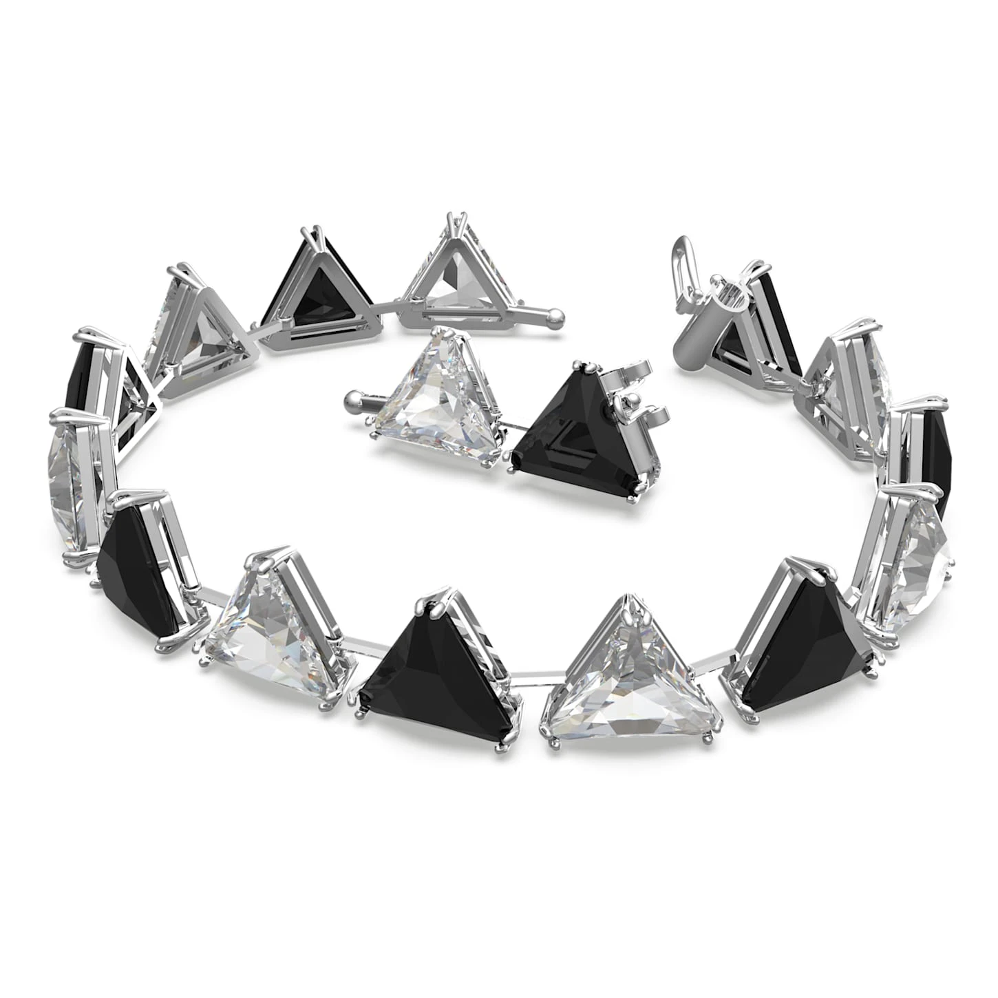 Swarovski Ortyx Bracelet Triangle Cut, Black, Rhodium Plated 5 Swarovski Ortyx Bracelet Triangle Cut, Black, Rhodium Plated - Image 3