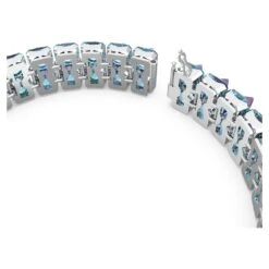 Swarovski Ortyx Choker Pyramid Cut, Blue, Rhodium Plated -Jewelry Store ortyx choker pyramid cut blue rhodium plated swarovski 5608903 3