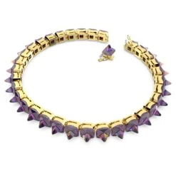Swarovski Ortyx Choker Pyramid Cut, Purple, Gold-tone Plated 9 Swarovski Ortyx Choker Pyramid Cut, Purple, Gold-tone Plated -Jewelry Store ortyx choker pyramid cut purple gold tone plated swarovski 5608714 2