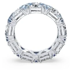 Swarovski Ortyx Cocktail Ring Triangle Cut, Blue, Rhodium Plated -Jewelry Store ortyx cocktail ring triangle cut blue rhodium plated swarovski 5608527 4