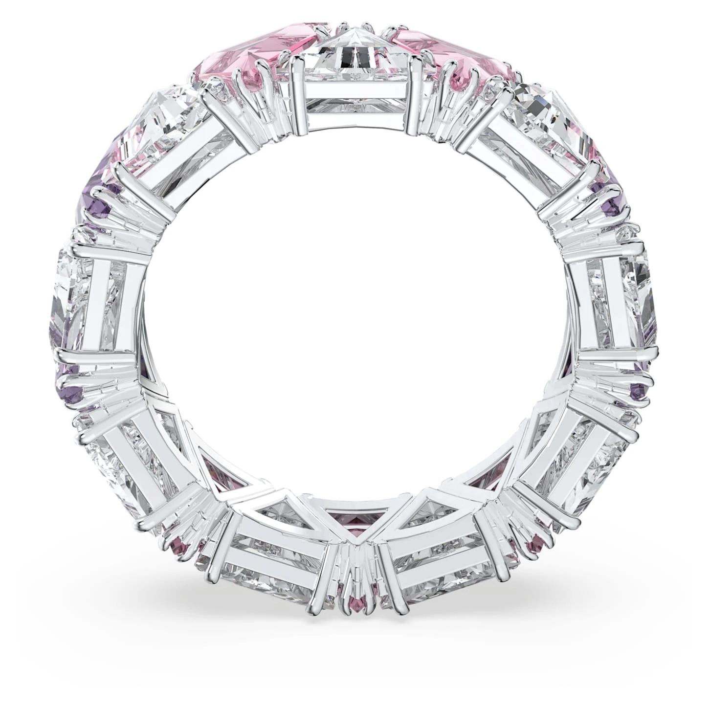 Swarovski Ortyx Cocktail Ring Triangle Cut, Purple, Rhodium Plated 7 Swarovski Ortyx Cocktail Ring Triangle Cut, Purple, Rhodium Plated - Image 5