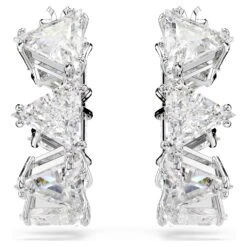 Swarovski Ortyx Hoop Earrings Triangle Cut, Small, White, Rhodium Plated 9 Swarovski Ortyx Hoop Earrings Triangle Cut, Small, White, Rhodium Plated -Jewelry Store ortyx hoop earrings triangle cut small white rhodium plated swarovski 5632467 2