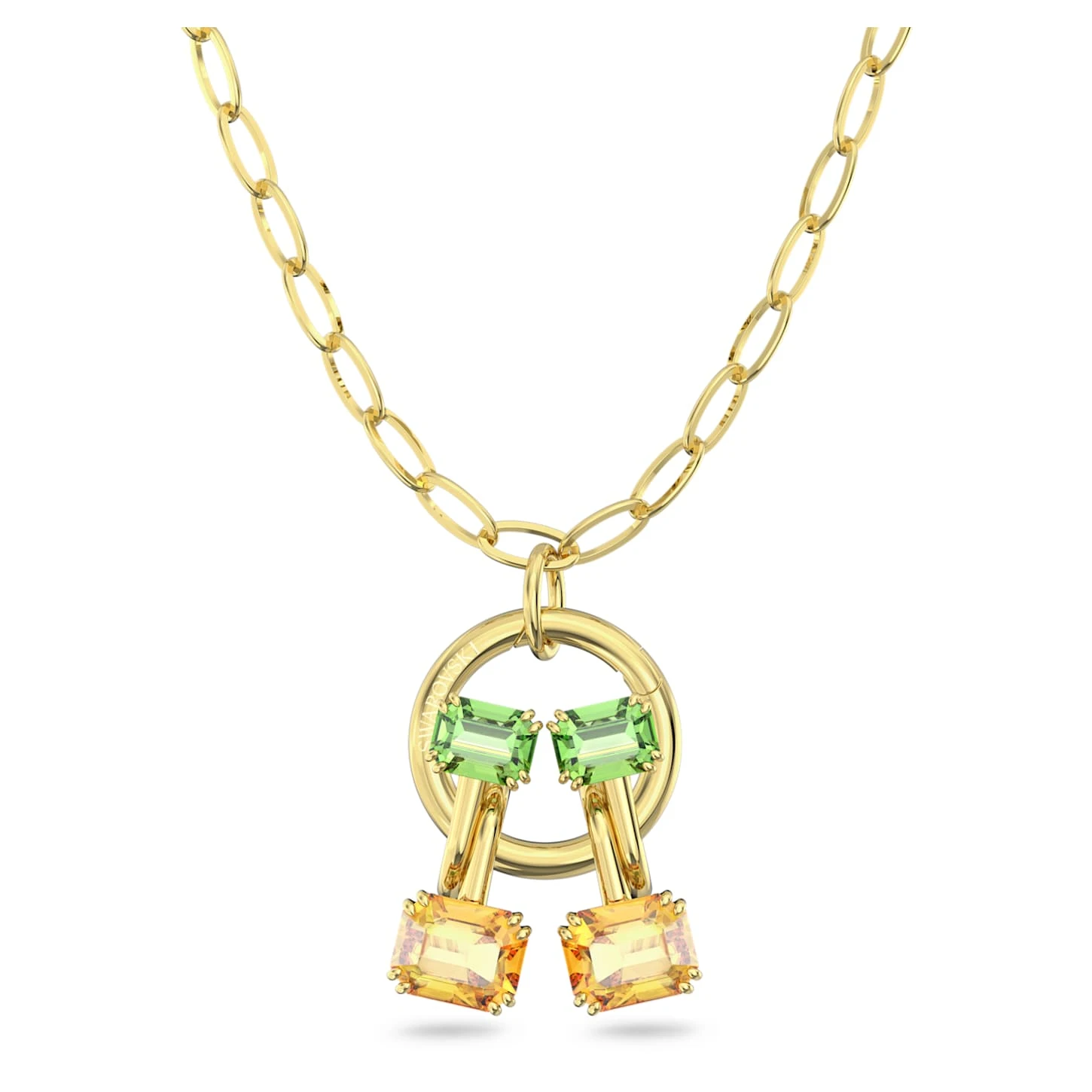 Swarovski Pod Jewelry Multicolored, Gold-tone Plated 4 Swarovski Pod Jewelry Multicolored, Gold-tone Plated - Image 2