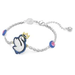 Swarovski Pop Swan Bracelet Swan, Blue, Rhodium Plated -Jewelry Store pop swan bracelet swan blue rhodium plated swarovski 5650187 2