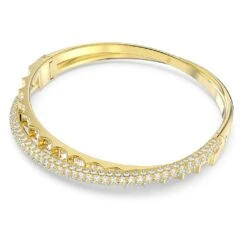 Swarovski Rota Bangle Mixed Cuts, White, Gold-tone Plated 9 Swarovski Rota Bangle Mixed Cuts, White, Gold-tone Plated -Jewelry Store rota bangle mixed cuts white gold tone plated swarovski 5663233 2