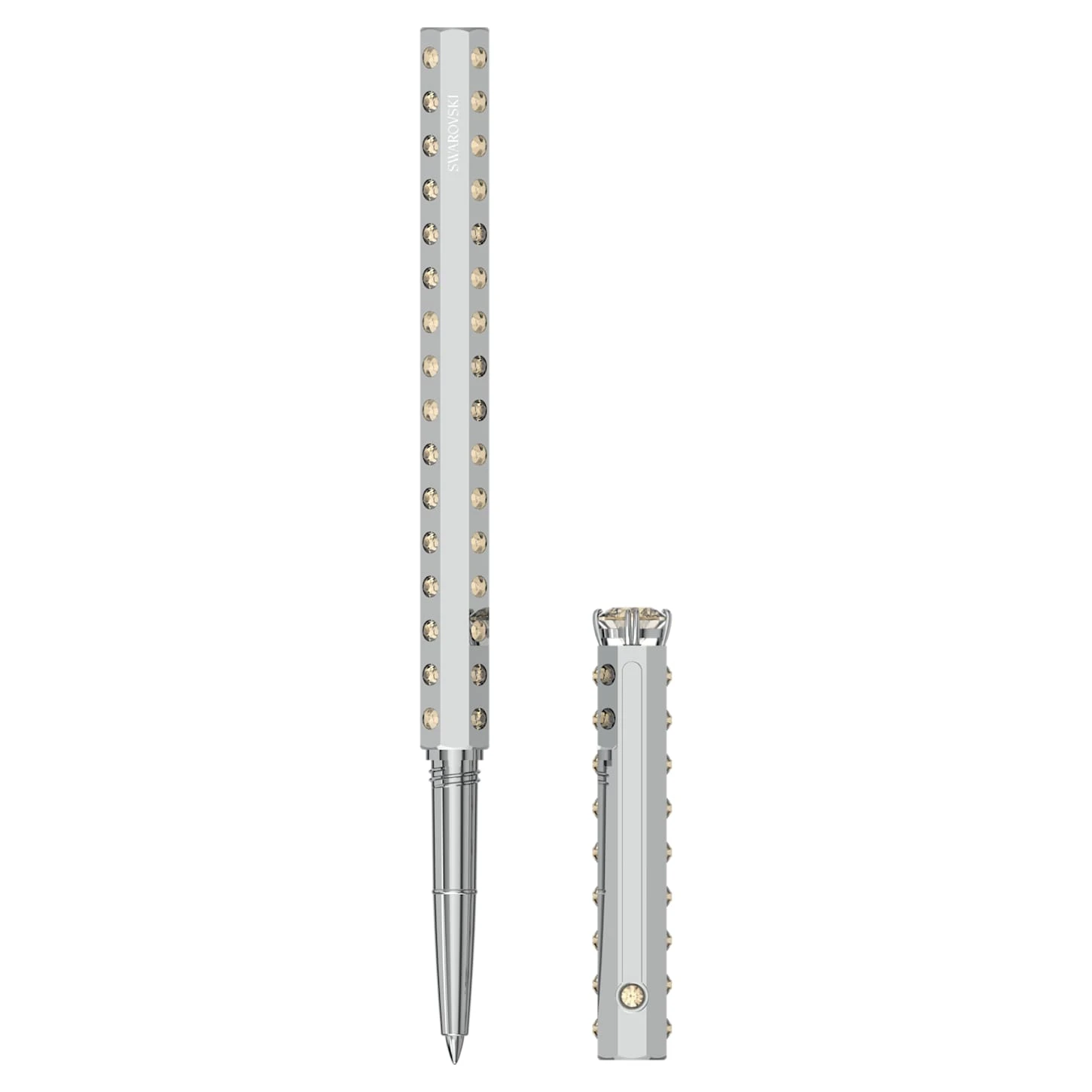 Swarovski SCS Ballpoint Pen Statement, Silver Tone, Chrome Plated 4 Swarovski SCS Ballpoint Pen Statement, Silver Tone, Chrome Plated - Image 2