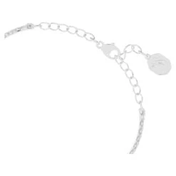 Swarovski Signum Bangle Swan, Blue, Rhodium Plated -Jewelry Store signum bangle swan blue rhodium plated swarovski 5628552 3