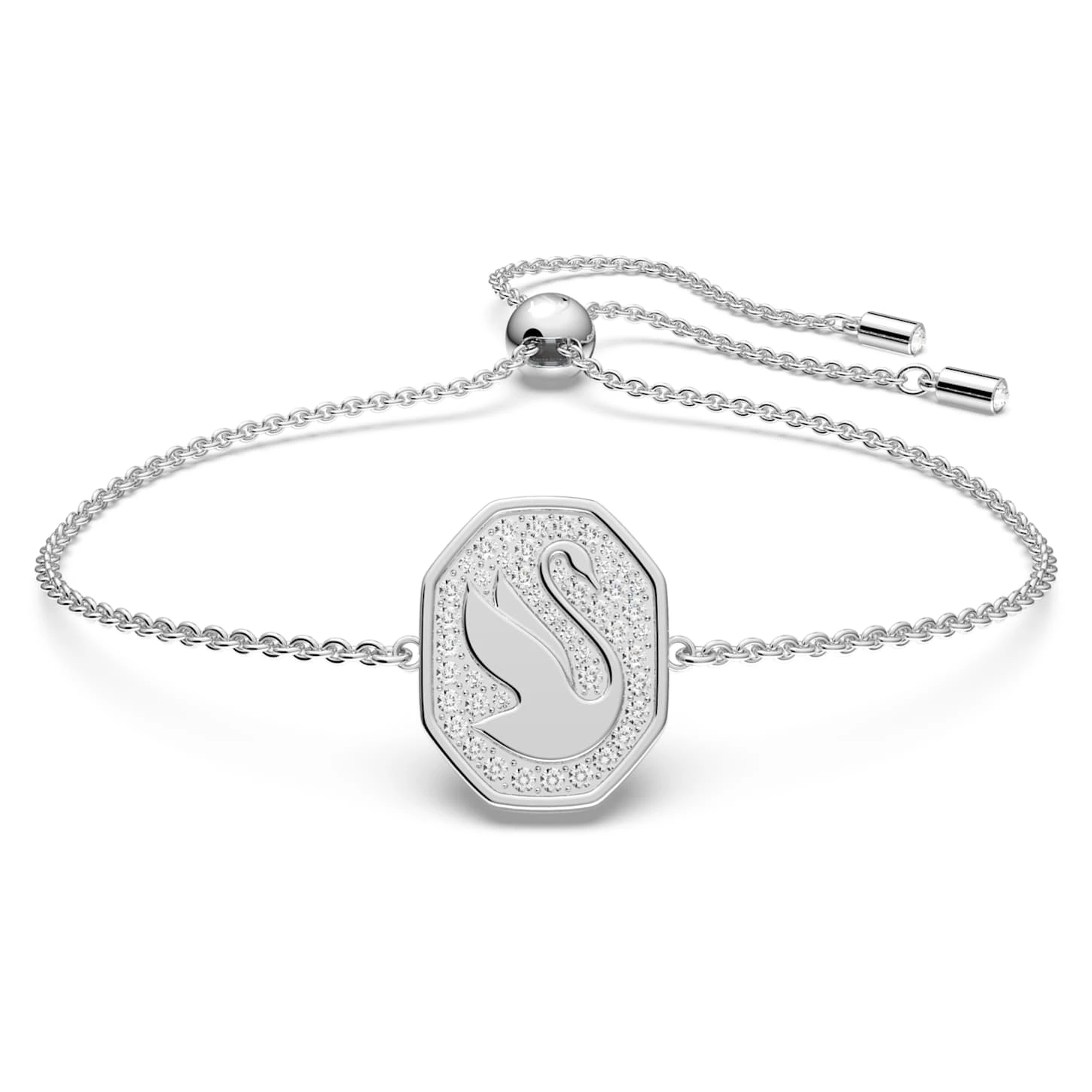 Swarovski Signum Bracelet Swan, White, Rhodium Plated 4 Swarovski Signum Bracelet Swan, White, Rhodium Plated - Image 2