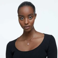 Swarovski Signum Pendant Swan, White, Rose Gold-tone Plated -Jewelry Store signum pendant swan white rose gold tone plated swarovski 5621106 3