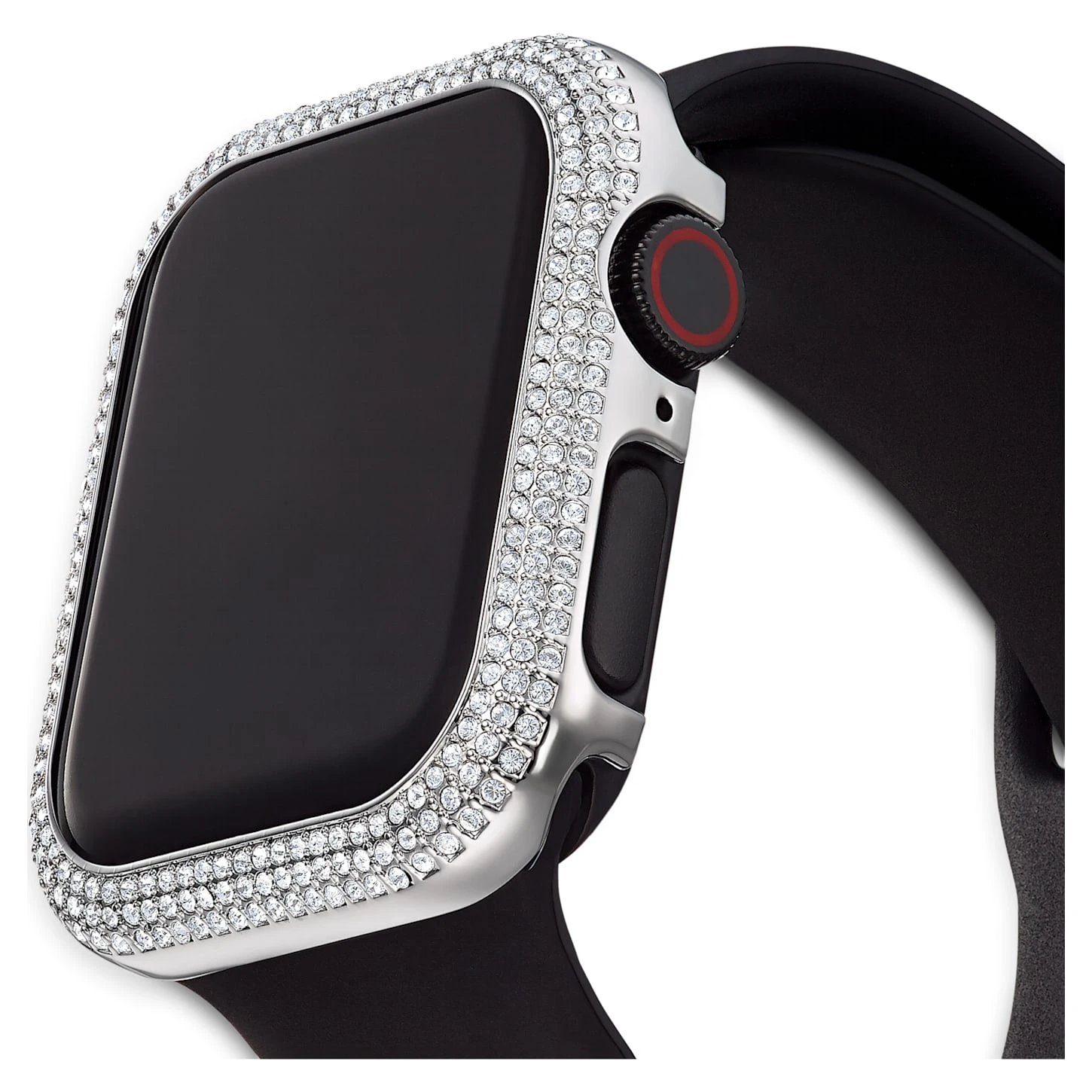 Swarovski Sparkling Case For Apple Watch® Series 4 & 5, 40 Mm, Silver Tone 8 Swarovski Sparkling Case For Apple Watch® Series 4 & 5, 40 Mm, Silver Tone - Image 6