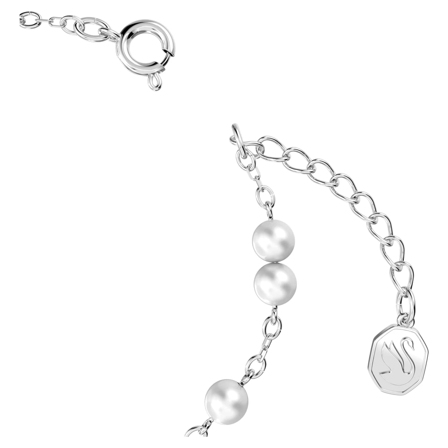 Swarovski Stella Bracelet Pavé, Star, White, Rhodium Plated 6 Swarovski Stella Bracelet Pavé, Star, White, Rhodium Plated - Image 4