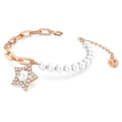 Swarovski Stella Bracelet Pavé, Star, White, Rose Gold-tone Plated 9 Swarovski Stella Bracelet Pavé, Star, White, Rose Gold-tone Plated -Jewelry Store stella bracelet pavC3A9 star white rose gold tone plated swarovski 5645461 2