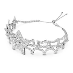 Swarovski Stella Choker Star, White, Rhodium Plated -Jewelry Store stella choker star white rhodium plated swarovski 5617753 2