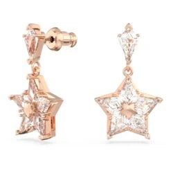 Swarovski Stella Drop Earrings Kite Cut, Star, White, Rose Gold-tone Plated 9 Swarovski Stella Drop Earrings Kite Cut, Star, White, Rose Gold-tone Plated -Jewelry Store stella drop earrings kite cut star white rose gold tone plated swarovski 5645466 2
