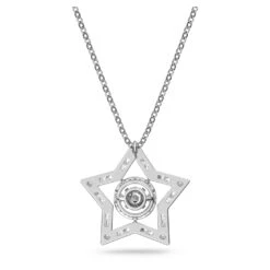 Swarovski Stella Pendant Mixed Cuts, Star, Long, White, Rhodium Plated 13 Swarovski Stella Pendant Mixed Cuts, Star, Long, White, Rhodium Plated -Jewelry Store stella pendant mixed cuts star long white rhodium plated swarovski 5617919 5