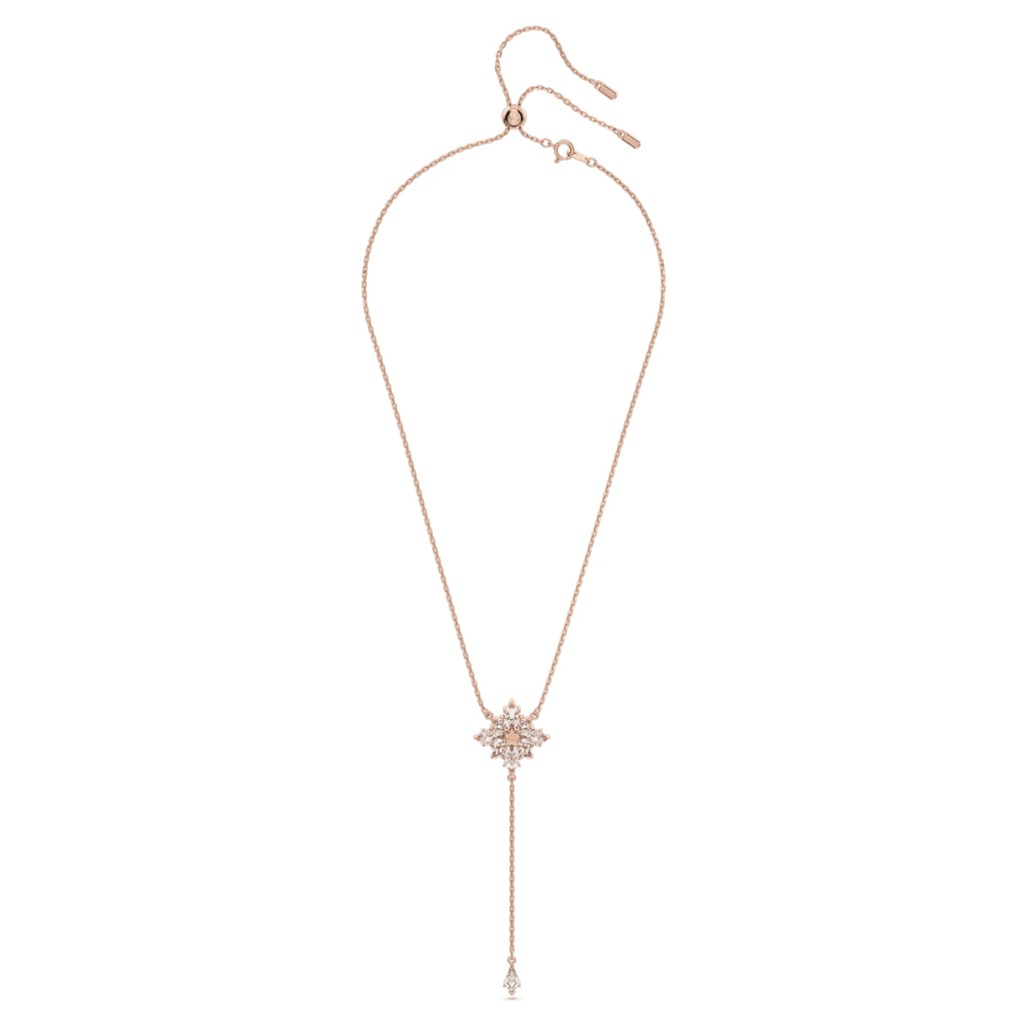 Swarovski Stella Y Necklace Kite Cut, Star, White, Rose Gold-tone Plated 5 Swarovski Stella Y Necklace Kite Cut, Star, White, Rose Gold-tone Plated - Image 3