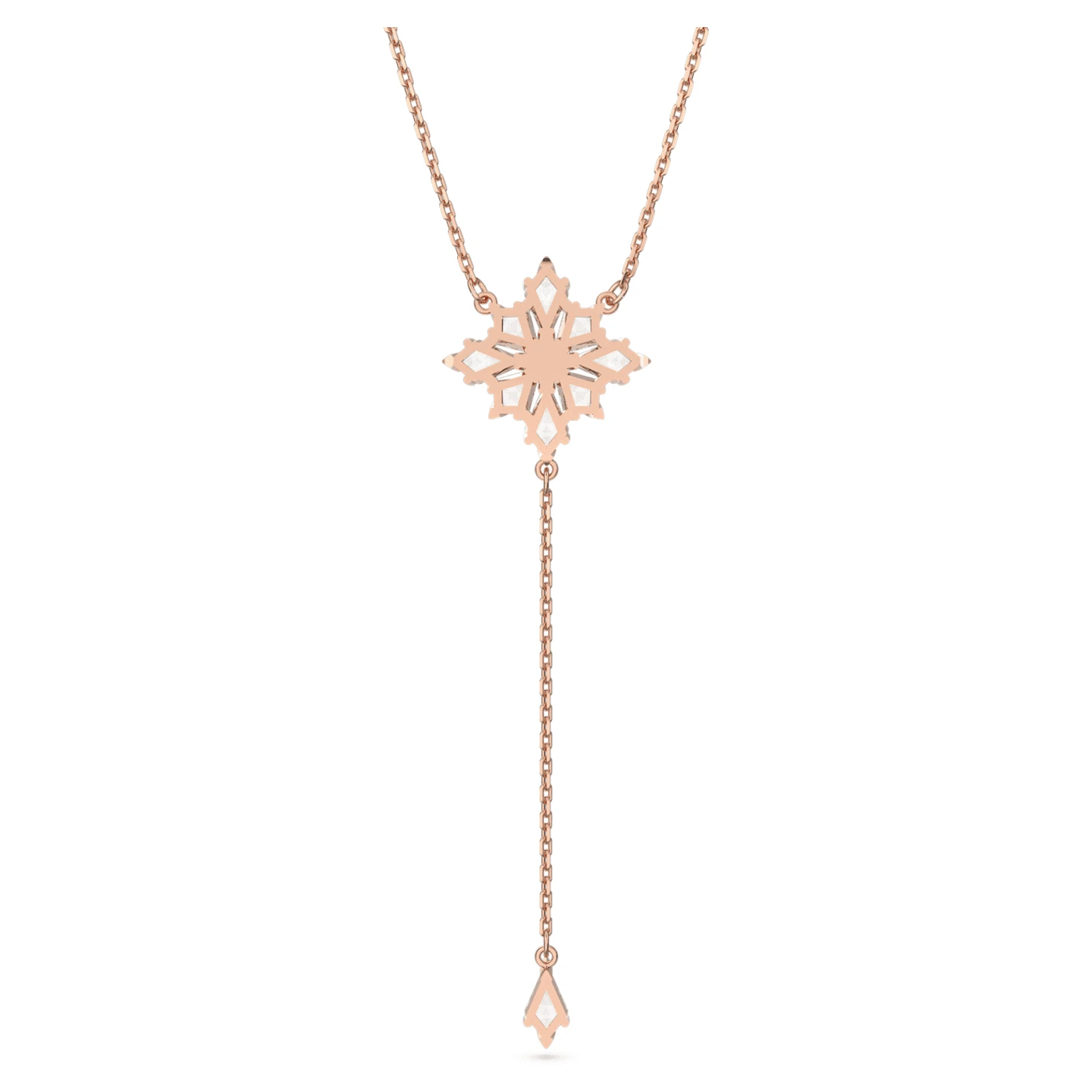 Swarovski Stella Y Necklace Kite Cut, Star, White, Rose Gold-tone Plated 7 Swarovski Stella Y Necklace Kite Cut, Star, White, Rose Gold-tone Plated - Image 5