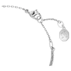 Swarovski Stilla Bangle Mixed Cuts, Blue, Rhodium Plated -Jewelry Store stilla bangle mixed cuts blue rhodium plated swarovski 5668244 3