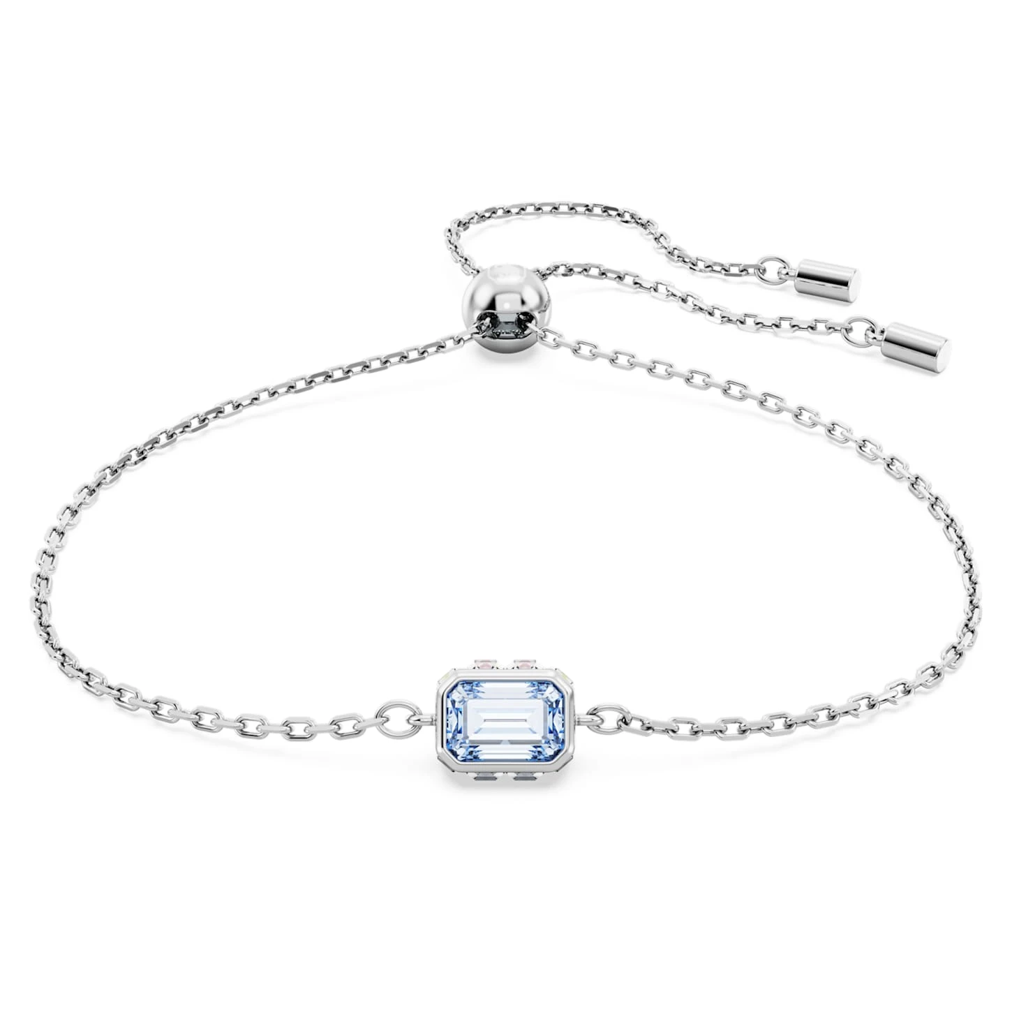 Swarovski Stilla Bracelet Rectangular Cut, Blue, Rhodium Plated 4 Swarovski Stilla Bracelet Rectangular Cut, Blue, Rhodium Plated - Image 2