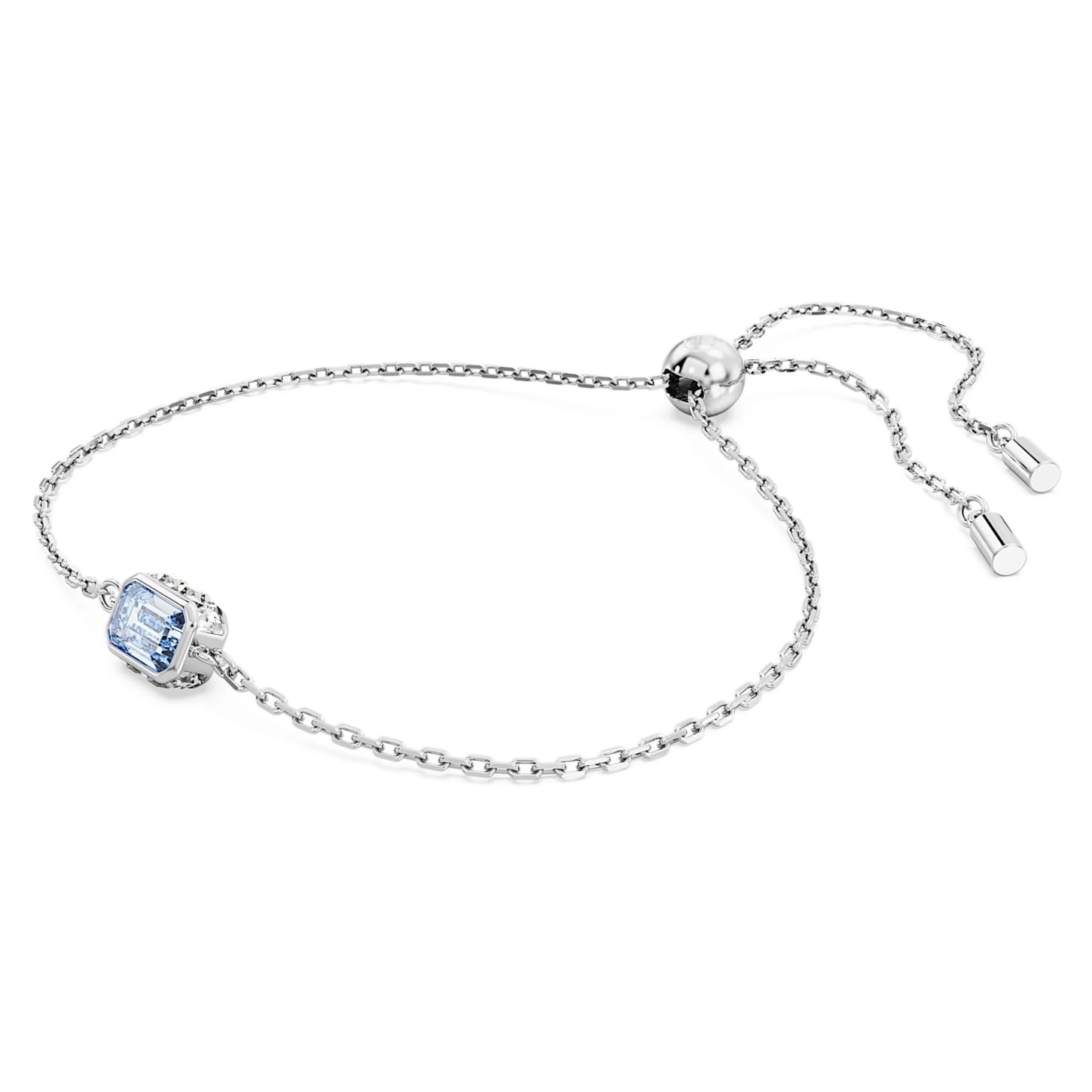 Swarovski Stilla Bracelet Rectangular Cut, Blue, Rhodium Plated 5 Swarovski Stilla Bracelet Rectangular Cut, Blue, Rhodium Plated - Image 3