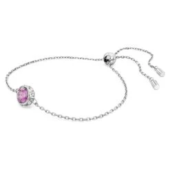 Swarovski Stilla Bracelet Round Cut, Purple, Rhodium Plated -Jewelry Store stilla bracelet round cut purple rhodium plated swarovski 5662916 2