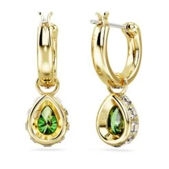 Swarovski Stilla Drop Earrings Pear Cut, Green, Gold-tone Plated 11 Swarovski Stilla Drop Earrings Pear Cut, Green, Gold-tone Plated -Jewelry Store stilla drop earrings pear cut green gold tone plated swarovski 5662922 4