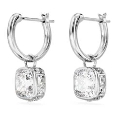 Swarovski Stilla Drop Earrings Square Cut, White, Rhodium Plated 10 Swarovski Stilla Drop Earrings Square Cut, White, Rhodium Plated -Jewelry Store stilla drop earrings square cut white rhodium plated swarovski 5662919 3