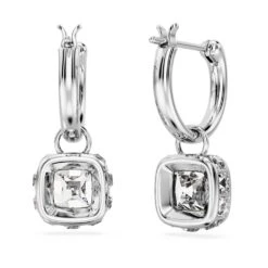 Swarovski Stilla Drop Earrings Square Cut, White, Rhodium Plated 11 Swarovski Stilla Drop Earrings Square Cut, White, Rhodium Plated -Jewelry Store stilla drop earrings square cut white rhodium plated swarovski 5662919 4