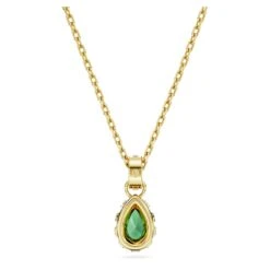 Swarovski Stilla Pendant Pear Cut, Green, Gold-tone Plated 11 Swarovski Stilla Pendant Pear Cut, Green, Gold-tone Plated -Jewelry Store stilla pendant pear cut green gold tone plated swarovski 5648751 3