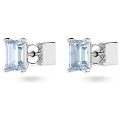 Swarovski Stilla Stud Earrings Octagon Cut, Blue, Rhodium Plated 10 Swarovski Stilla Stud Earrings Octagon Cut, Blue, Rhodium Plated -Jewelry Store stilla stud earrings octagon cut blue rhodium plated swarovski 5639134 3