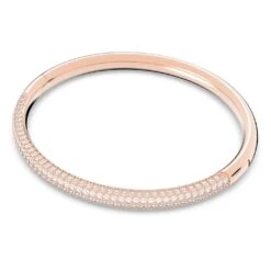 Swarovski Stone Bangle White, Rose Gold-tone Finish 10 Swarovski Stone Bangle White, Rose Gold-tone Finish -Jewelry Store stone bangle white rose gold tone finish swarovski 5032849 2