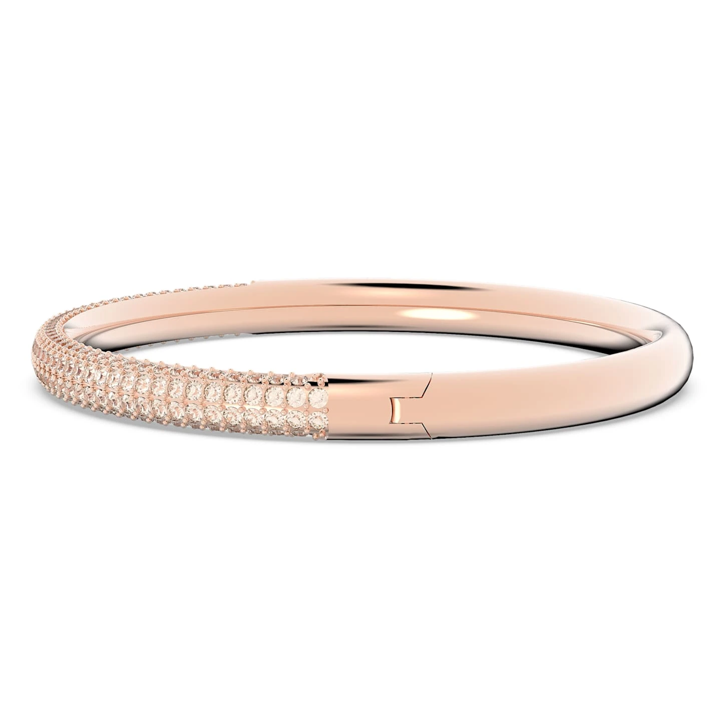 Swarovski Stone Bangle White, Rose Gold-tone Finish 7 Swarovski Stone Bangle White, Rose Gold-tone Finish - Image 5