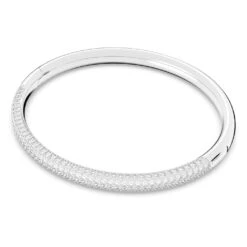Swarovski Stone Bangle White, Stainless Steel -Jewelry Store stone bangle white stainless steel swarovski 5032845 2