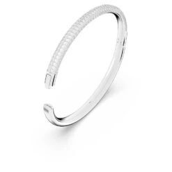 Swarovski Stone Bangle White, Stainless Steel -Jewelry Store stone bangle white stainless steel swarovski 5032845 3
