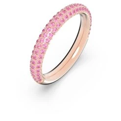 Swarovski Stone Ring Pink, Rose Gold-tone Plated -Jewelry Store stone ring pink rose gold tone plated swarovski 5642908 5