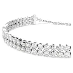 Swarovski Subtle Bracelet Round Cut, White, Rhodium Plated -Jewelry Store subtle bracelet round cut white rhodium plated swarovski 5221397 4