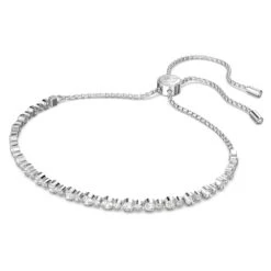 Swarovski Subtle Trilogy Bracelet Round Cut, White, Rhodium Plated -Jewelry Store subtle trilogy bracelet round cut white rhodium plated swarovski 5465384 2