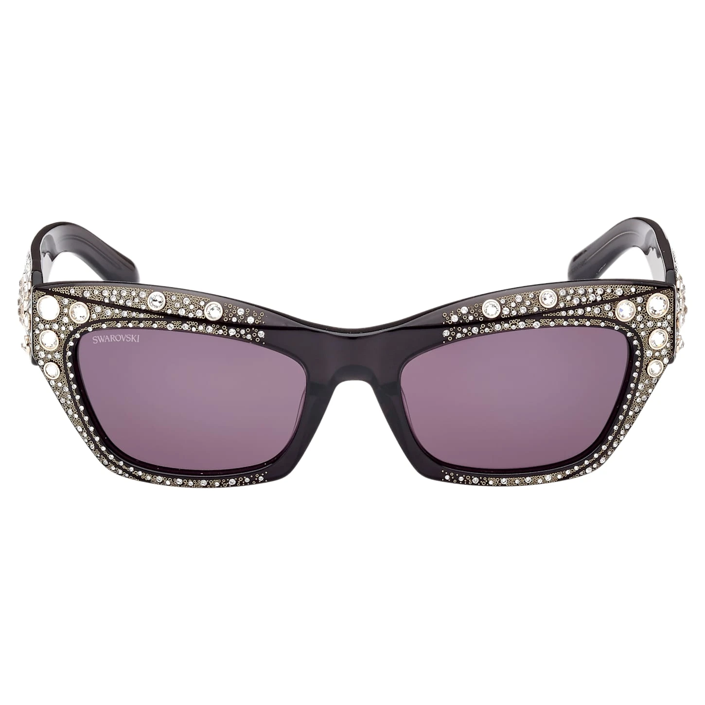 Swarovski Sunglasses Cat-eye Shape, SK0380 01A, Black 5 Swarovski Sunglasses Cat-eye Shape, SK0380 01A, Black - Image 3