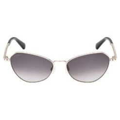 Swarovski Sunglasses Gradient Tint, SK0386 32B, Black -Jewelry Store sunglasses gradient tint sk0386 32b black swarovski 5649033 2