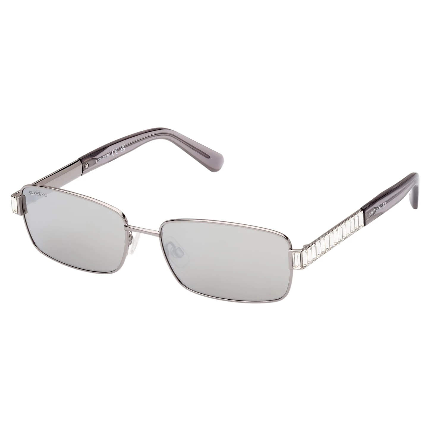 Swarovski Sunglasses Mirror, SK0389 14C, Silver Tone 4 Swarovski Sunglasses Mirror, SK0389 14C, Silver Tone - Image 2