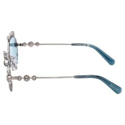 Swarovski Sunglasses Narrow, Octagon Shape, SK0376 20V, Blue 14 Swarovski Sunglasses Narrow, Octagon Shape, SK0376 20V, Blue -Jewelry Store sunglasses narrow octagon shape sk0376 20v blue swarovski 5634747 3