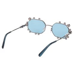 Swarovski Sunglasses Narrow, Octagon Shape, SK0376 20V, Blue 17 Swarovski Sunglasses Narrow, Octagon Shape, SK0376 20V, Blue -Jewelry Store sunglasses narrow octagon shape sk0376 20v blue swarovski 5634747 6