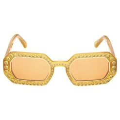 Swarovski Sunglasses Octagon Shape, Pavé, SK0345 39E, Orange -Jewelry Store sunglasses octagon shape pavC3A9 sk0345 39e orange swarovski 5636332 2