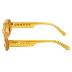 Swarovski Sunglasses Octagon Shape, Pavé, SK0345 39E, Orange -Jewelry Store sunglasses octagon shape pavC3A9 sk0345 39e orange swarovski 5636332 3